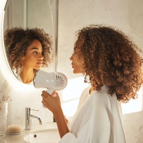 Comment sécher des cheveux bouclés