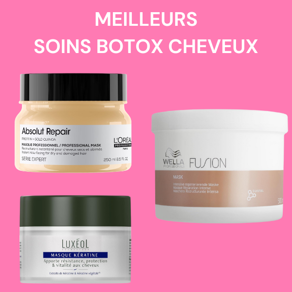 meilleurs soins botox cheveux