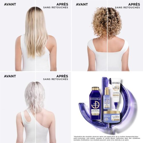 resultats shmapoing violet dessange