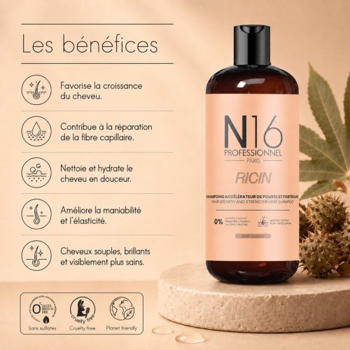 shampoing bio ricin accelerateur pousse